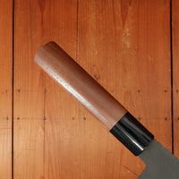 Hitohira Hizen 165mm Nakiri Shirogami #2 Kurouchi Walnut Handle