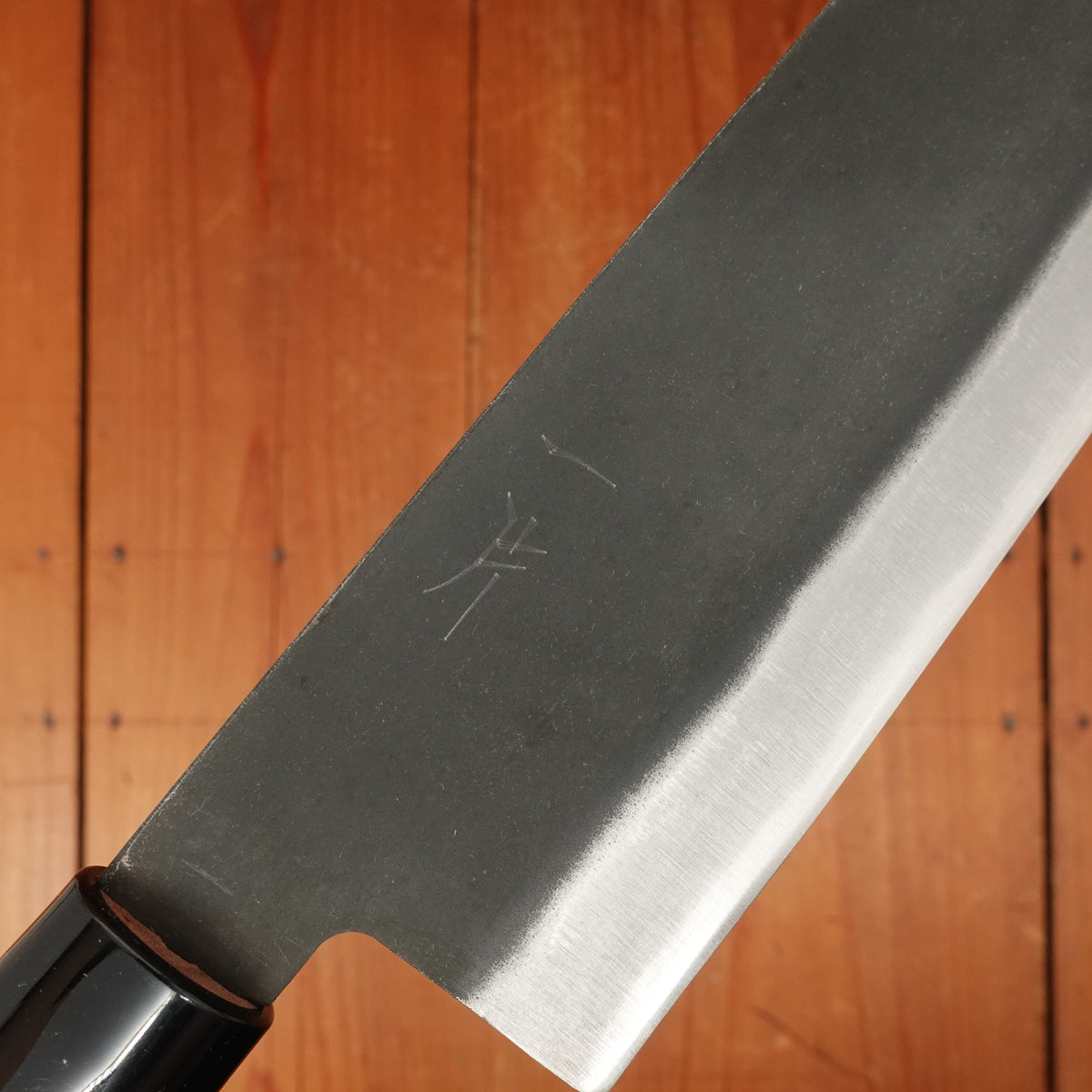 Hitohira Hizen 165mm Nakiri Shirogami #2 Kurouchi Walnut Handle