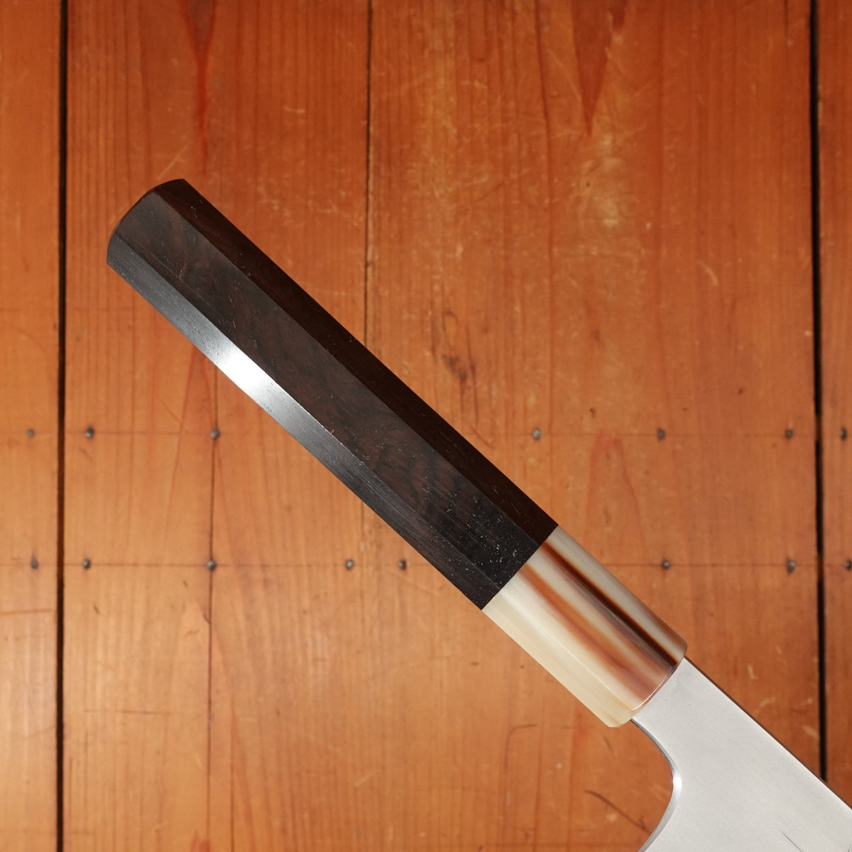 Hitohira Tanaka Yohei 240mm Gyuto Aogami 1 Kasumi Ebony Handle