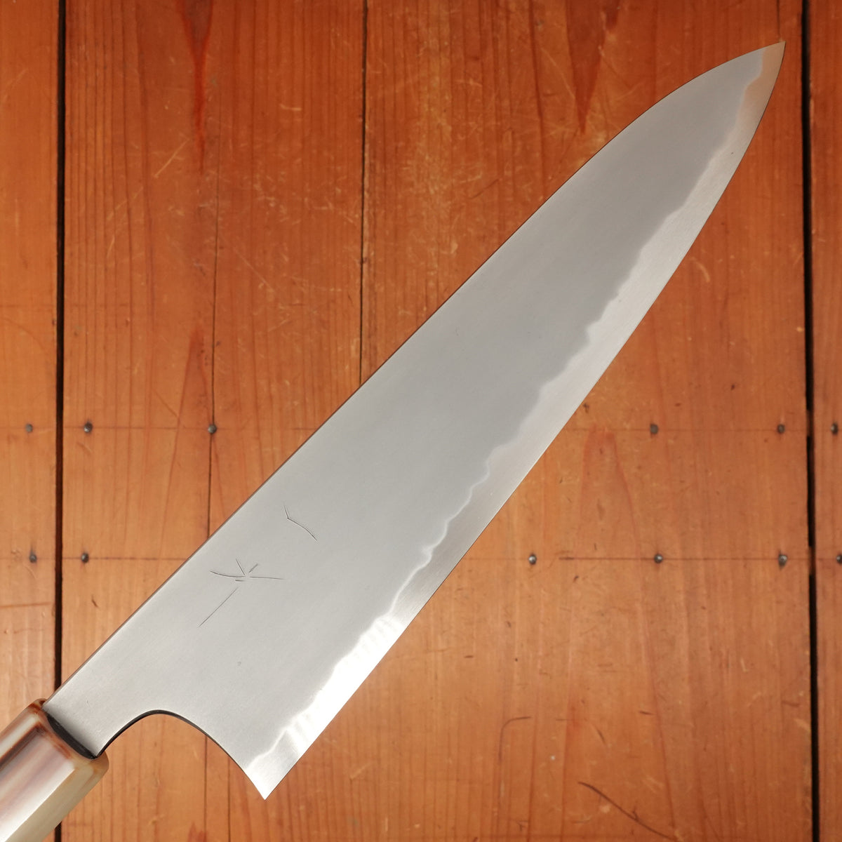 Hitohira Tanaka Yohei 240mm Gyuto Aogami 1 Kasumi Ebony Handle