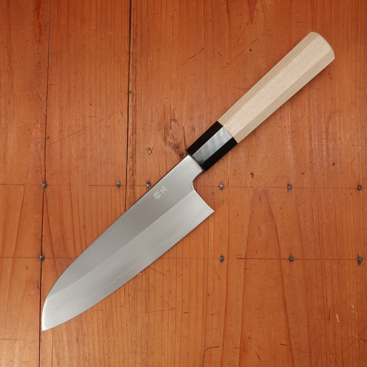 Hitohira Kikuchiyo Ren 180mm Santoku Ginsanko Ho Wood