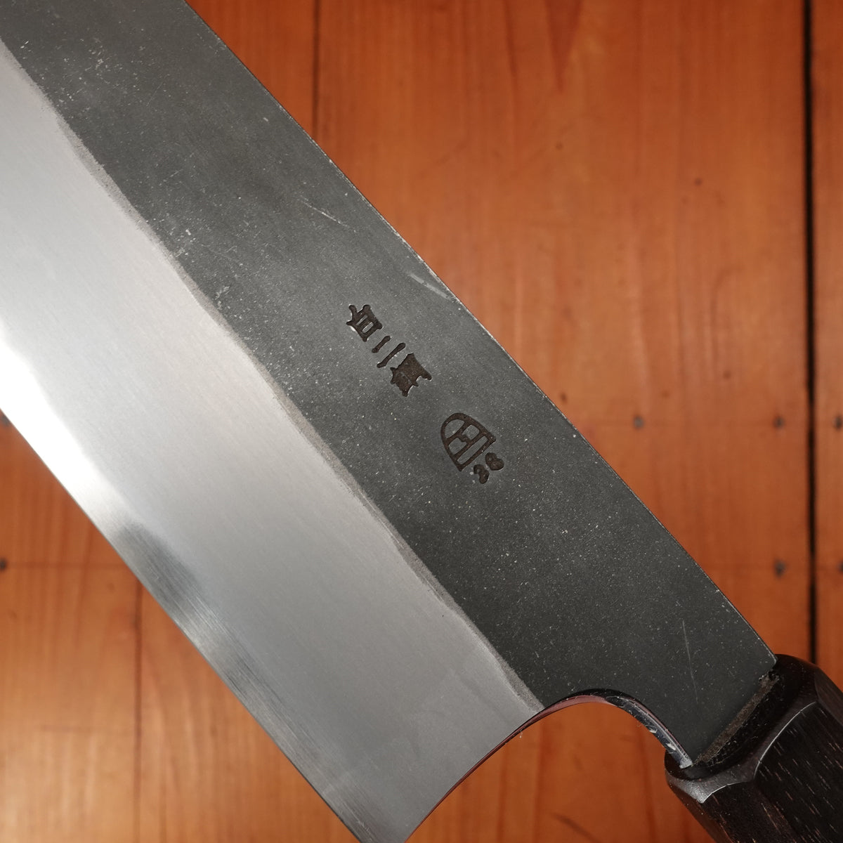 Hitohira Togashi 240mm Gyuto Shirogami 2 Kurouchi Tagayasan Handle