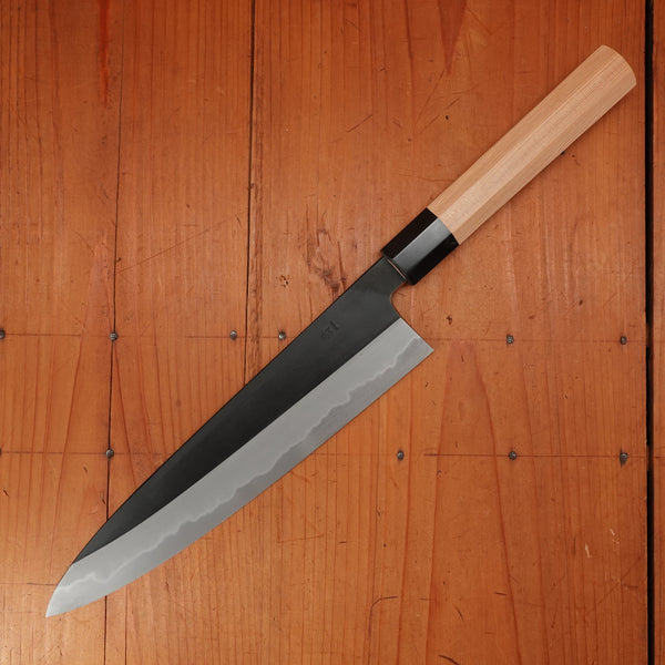 Hitohira Tanaka Kyuzo 240mm Gyuto Aogami 1 Yakisugi Cedar