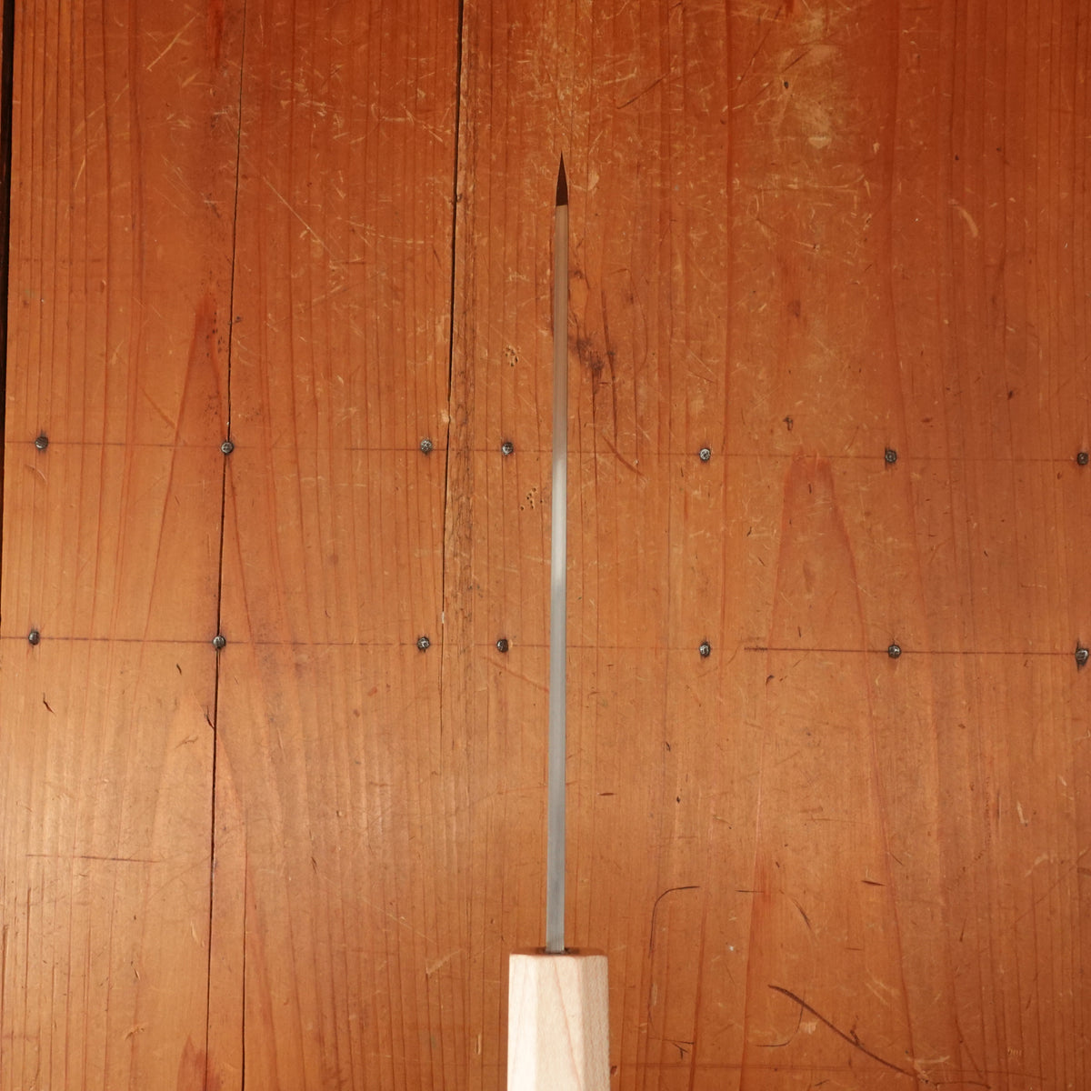 Hitohira TD 150mm Honesuki Kaku Stainless Clad Aogami 2 Kurouchi