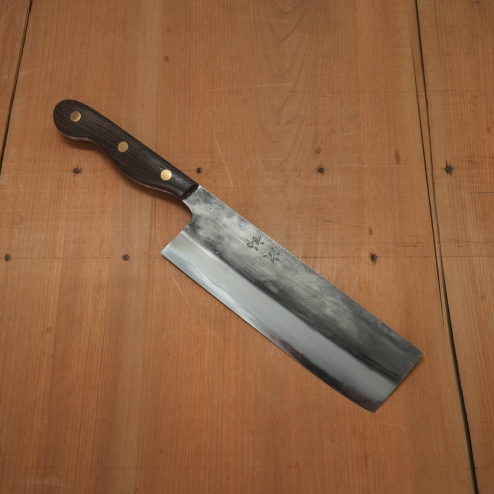 Jiro Nakagawa 180mm Yo Nakiri Shirogami 1 Taihei Tagayasan Handle #495