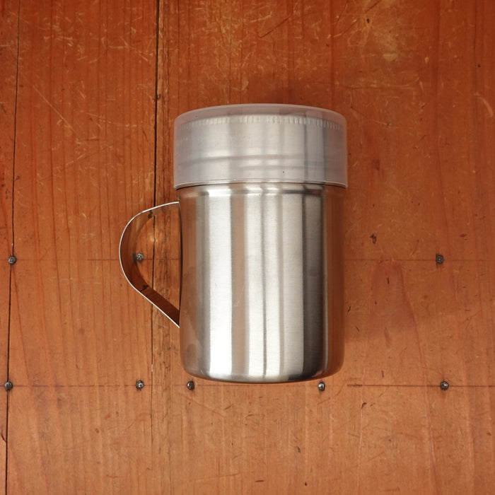 Stainless Steel Shaker Jar with Handle and Lid