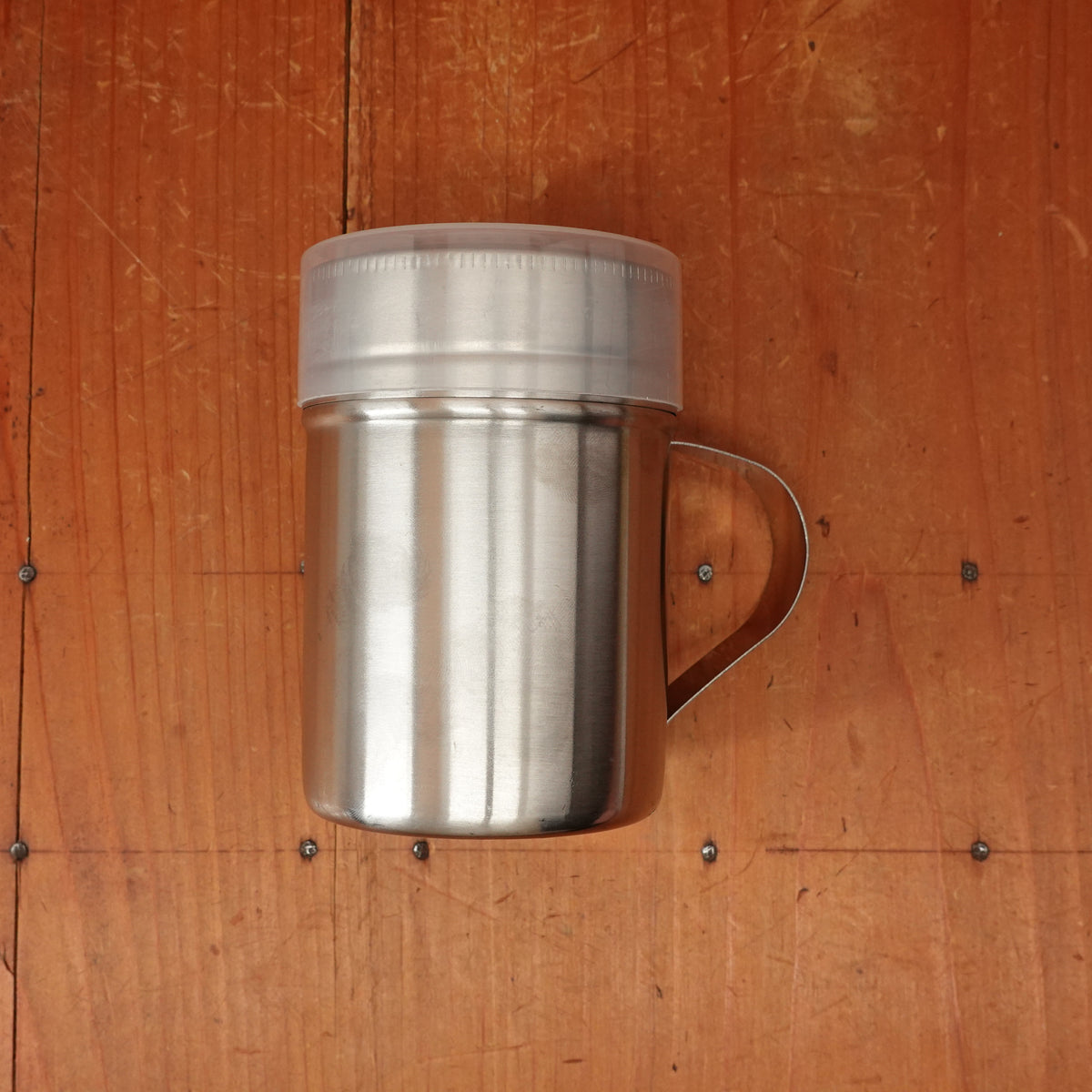 Stainless Steel Shaker Jar with Handle and Lid
