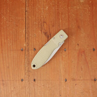 MOKI Coupe Folding Knife AUS-8 Lockback Grilon Sand Beige Handle