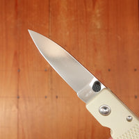 MOKI Coupe Folding Knife AUS-8 Lockback Grilon Sand Beige Handle