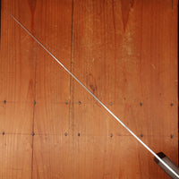 CR (?..angolo) Round Nose Slicer Ham Roast Beef Etc Carbon Steel Walnut Italy 1950s-70s