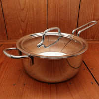 Geo Yukio Hattori Stainless Clad 18cm Sauce Pan with Lid