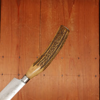 Unmarked / Marks Lost 8.25" Carving Knife Carbon Steel Sheffield ~1890s-1920s