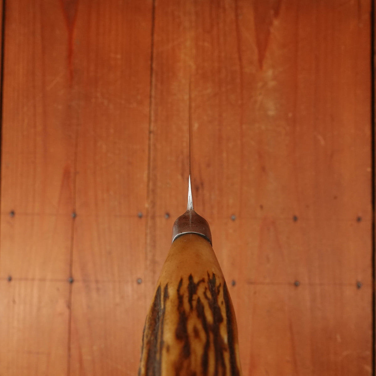 Unmarked / Marks Lost 8.25" Carving Knife Carbon Steel Sheffield ~1890s-1920s