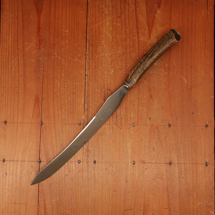 A J Jordan AAA1 7" Flexible Carver Carbon Shear Steel Stag Sheffield 1878-1926