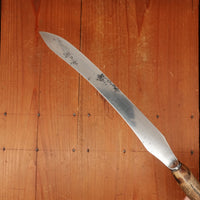 A J Jordan AAA1 7" Flexible Carver Carbon Shear Steel Stag Sheffield 1878-1926
