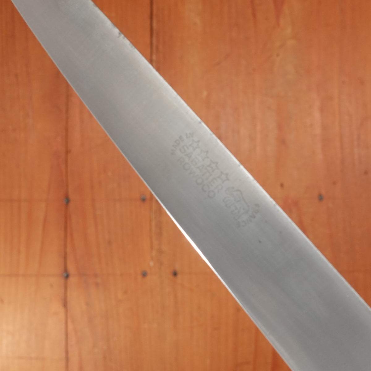 Sabatier Thiers Issard 4 Star Elephant 8" Canadian Slicer Stainless France 1960-70s