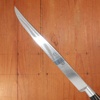 New Old Stock Sabatier 2 Lions 8" Yataghan Slicer Stainless Thiers, France 1960-80