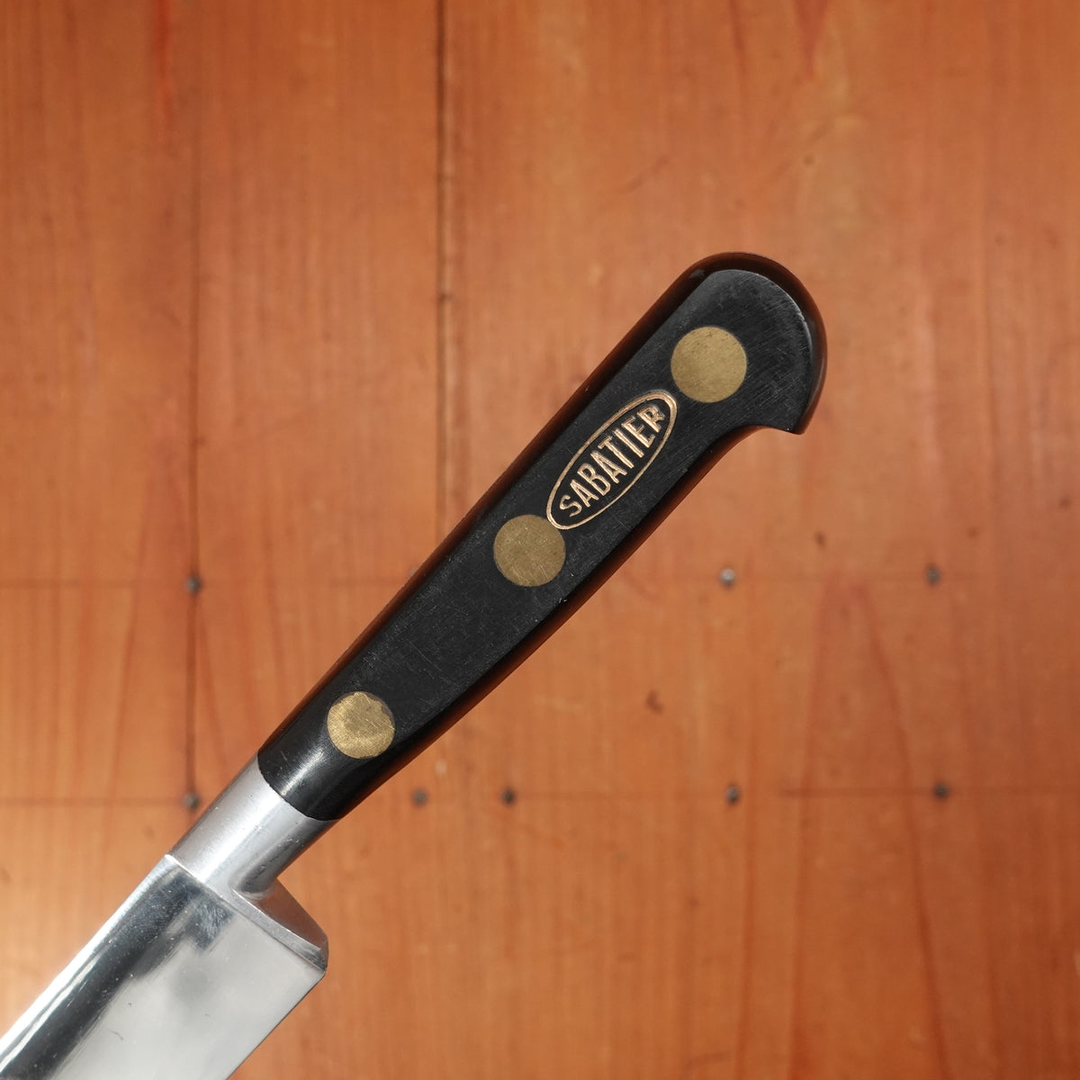 New Old Stock Sabatier 2 Lions 8" Yataghan Slicer Stainless Thiers, France 1960-80