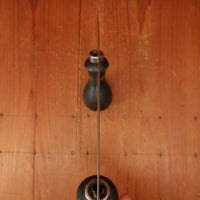 Lusonia (sp?) Mezzaluna Carbon Steel Beech Italy 1950s-70s