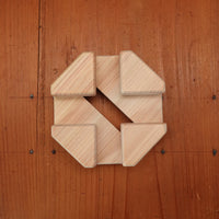 Hinoki Cutting Board Stands