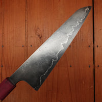 Rolin Knives GoMai 180mm Chef 125cr1 Walnut Box Elder Purpleheart