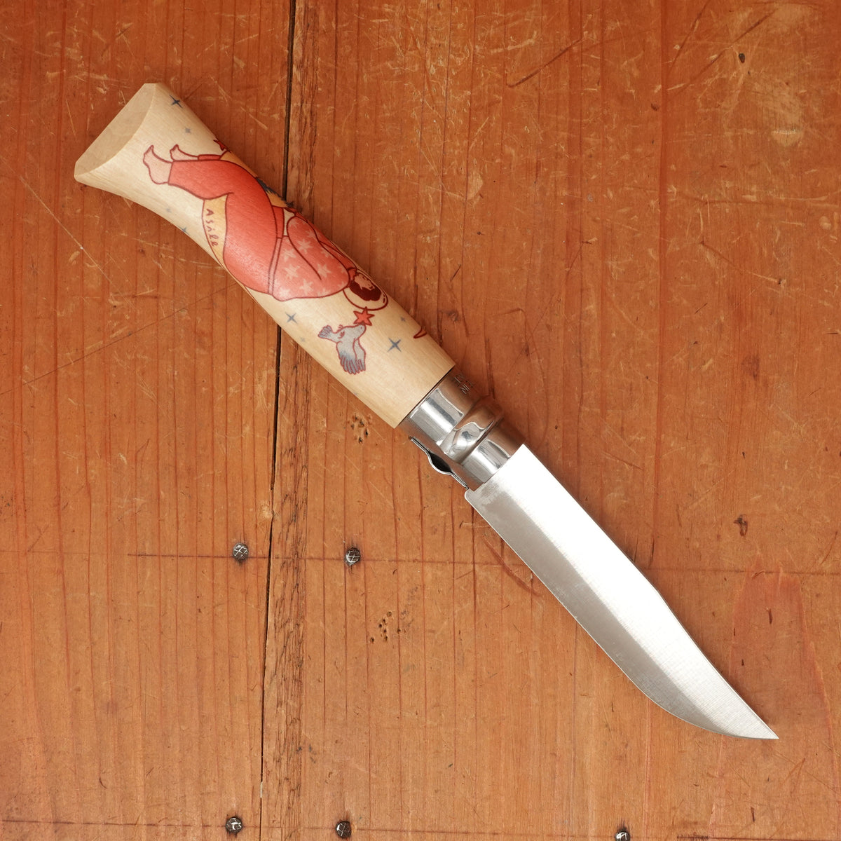 Opinel No. 8 Stainless Rick-lock - Artist Cosmos Edition - Asile