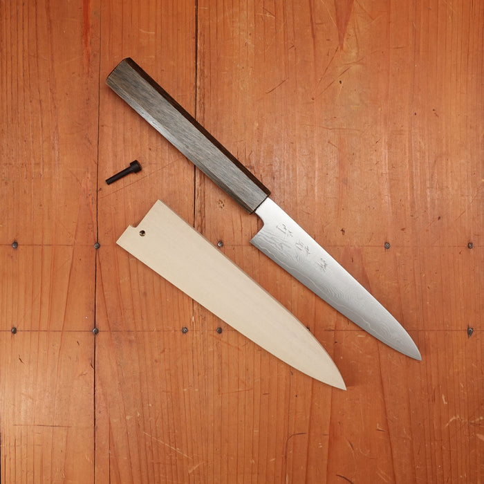 Sakai Kikumori Nakagawa V10 150mm Petty VG10 Oak Handle with Saya