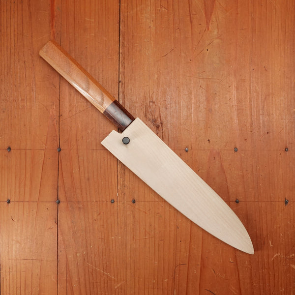 Sakai Kikumori Nakagawa 170mm Petty Stainless Clad Shirogami 1 Keyaki with Saya