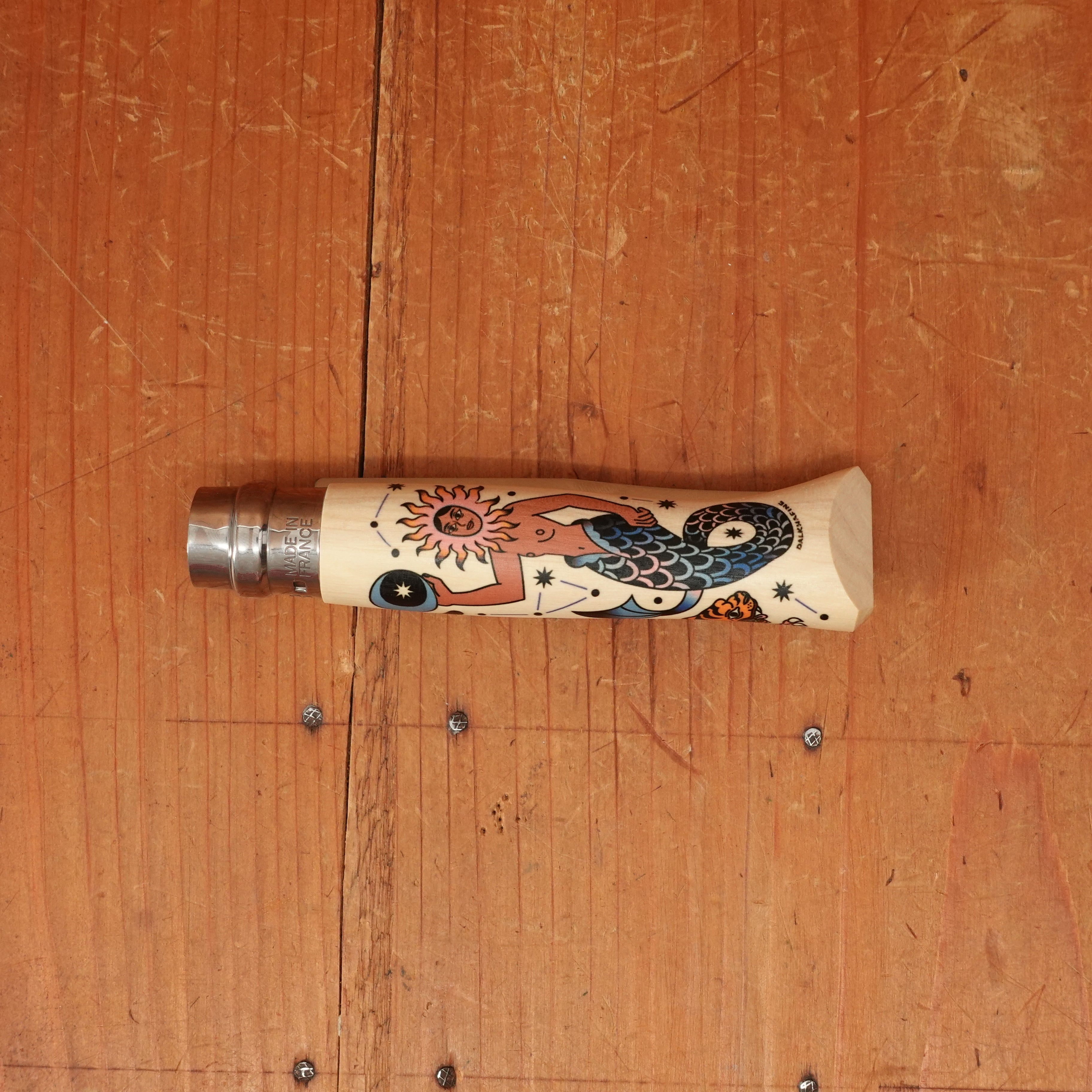 Opinel No. 8 Stainless Rick-lock - Artist Cosmos Edition