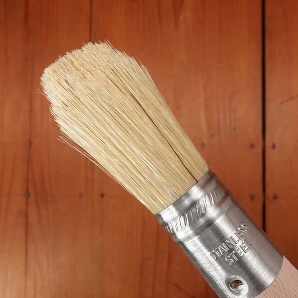 Ateco 1" Round White Boar Bristle Brush