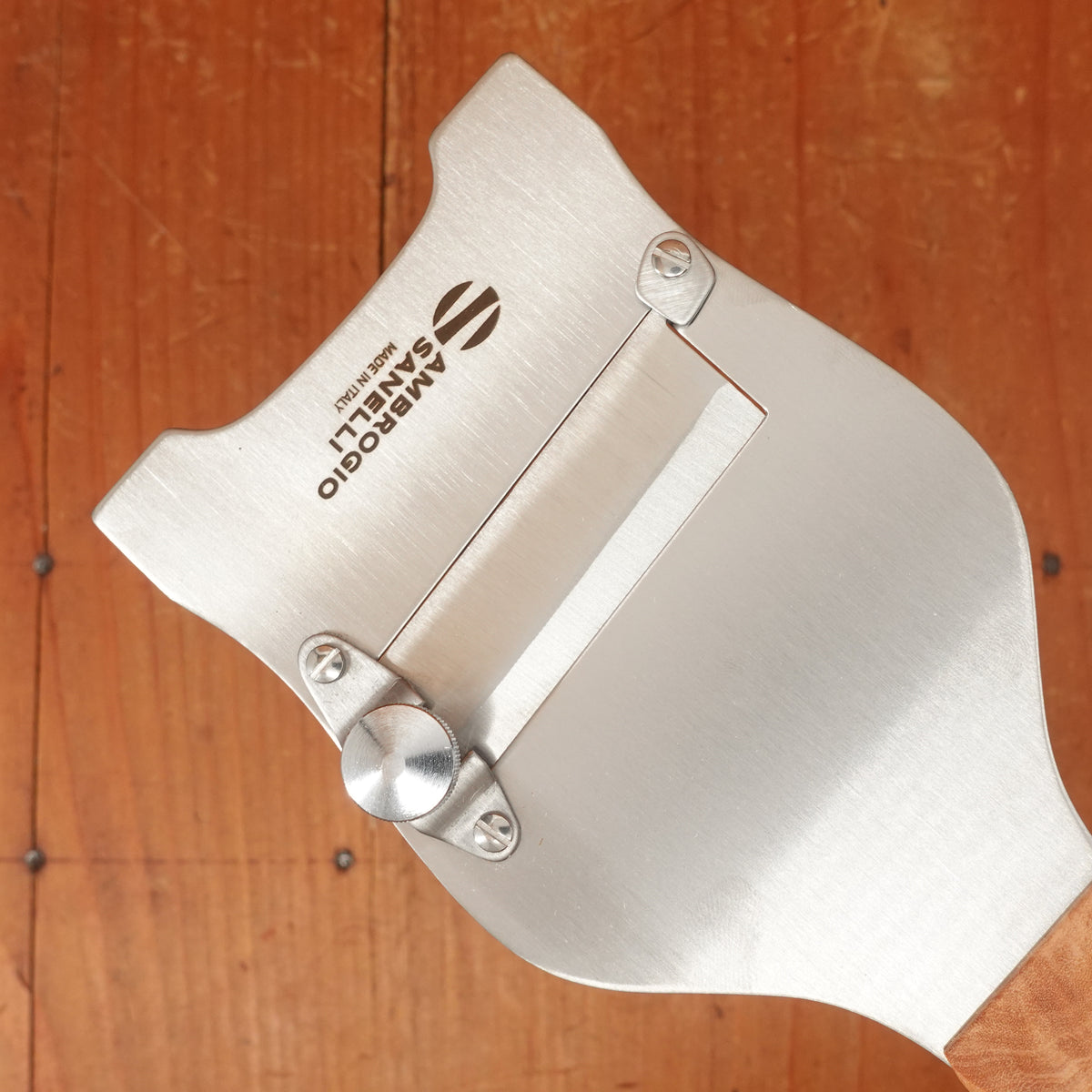 Ambrogio Sanelli - Truffle Shaver - Plain Blade - Olive Handle