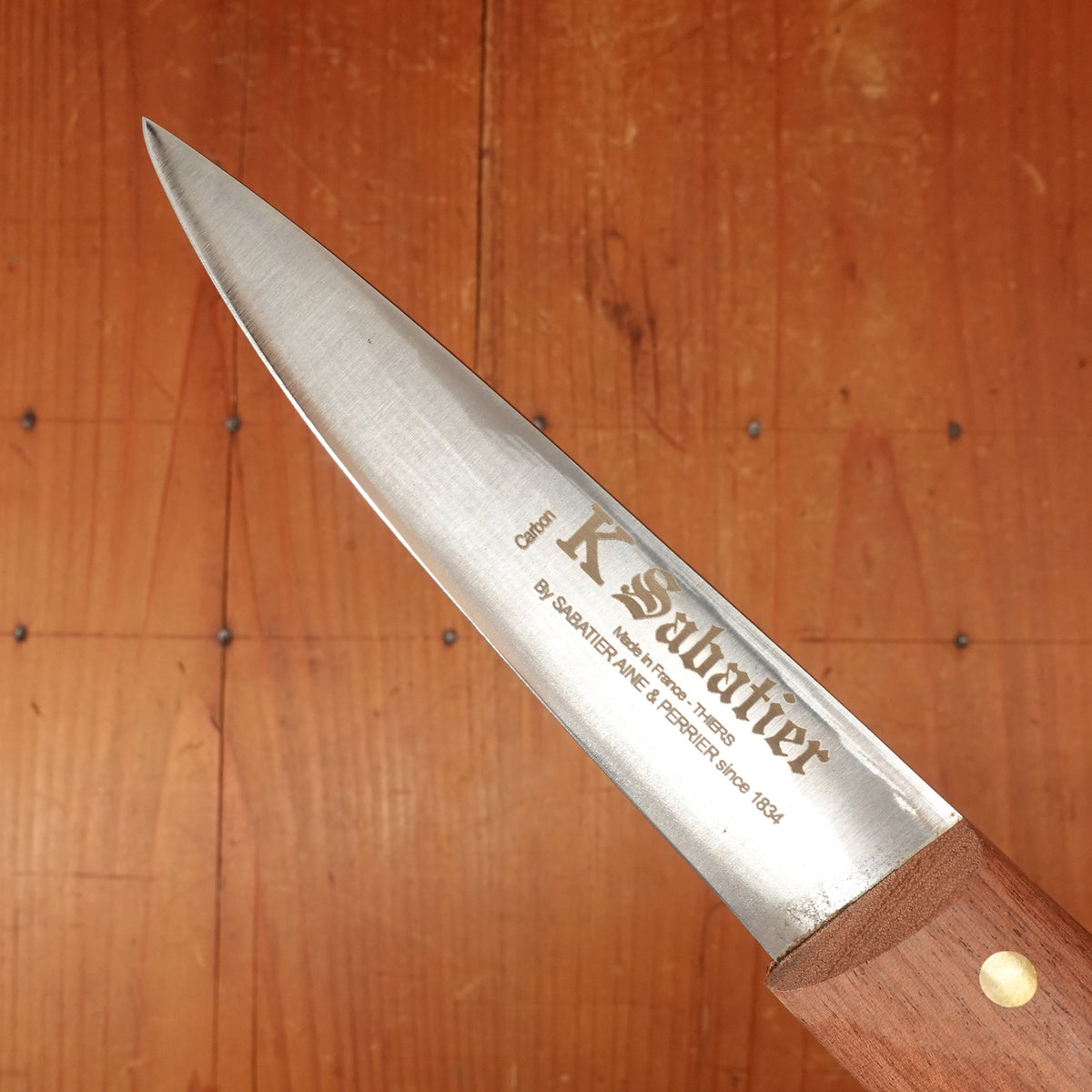 K Sabatier 5" Saigner Carbon Steel Rosewood Handle