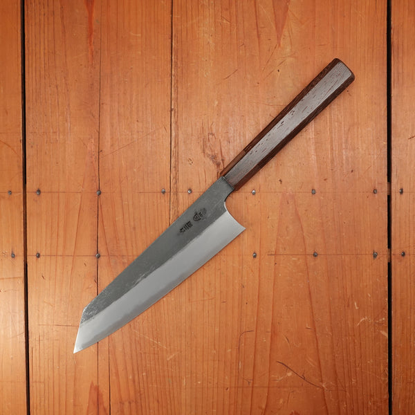 Hitohira Togashi 210mm Kiritsuke Gyuto Shirogami 2 Kurouchi Tagayasan Handle