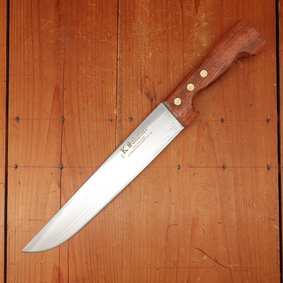 K Sabatier 10" Boucher Carbon Steel Rosewood Handle