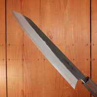 Hitohira Togashi 210mm Kiritsuke Gyuto Shirogami 2 Kurouchi Tagayasan Handle