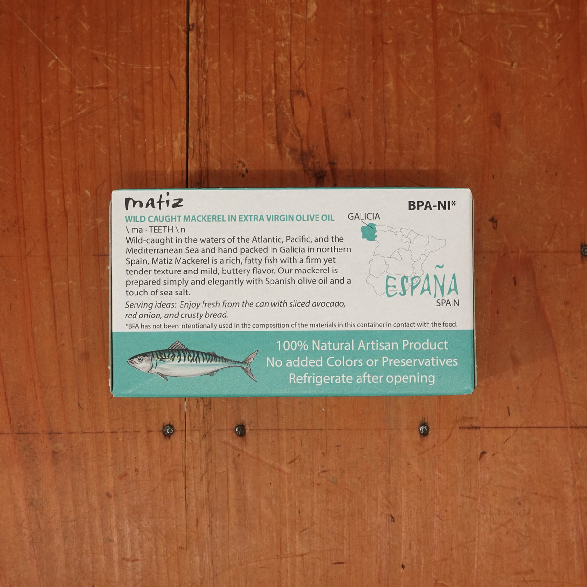 Matiz Mackerel in Olive Oil - 4.2oz