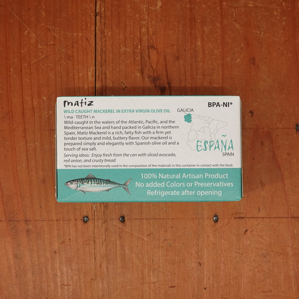 Matiz Mackerel in Olive Oil - 4.2oz