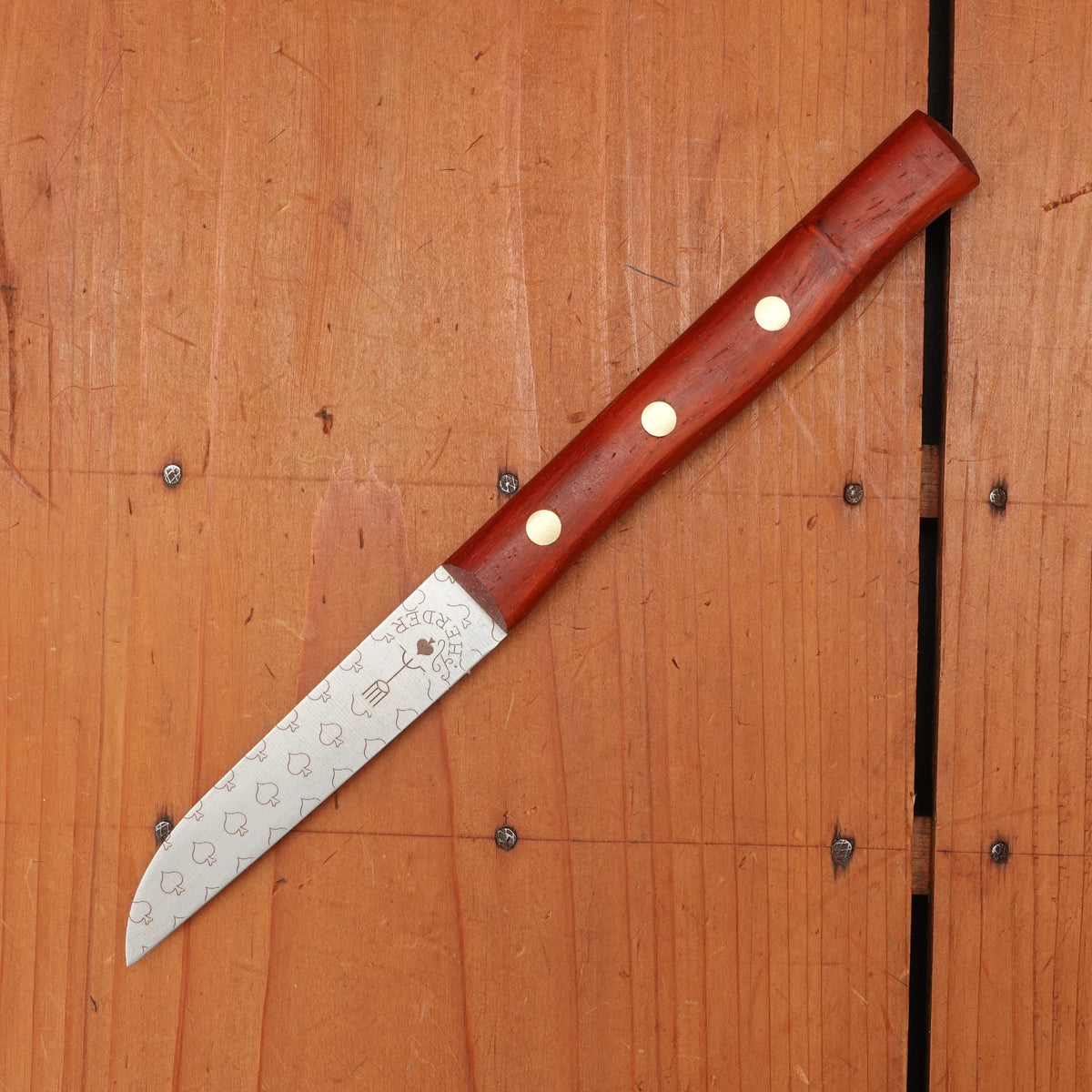 Friedr Herder x Bernal Cutlery 2 Design Blade Padouk Handle