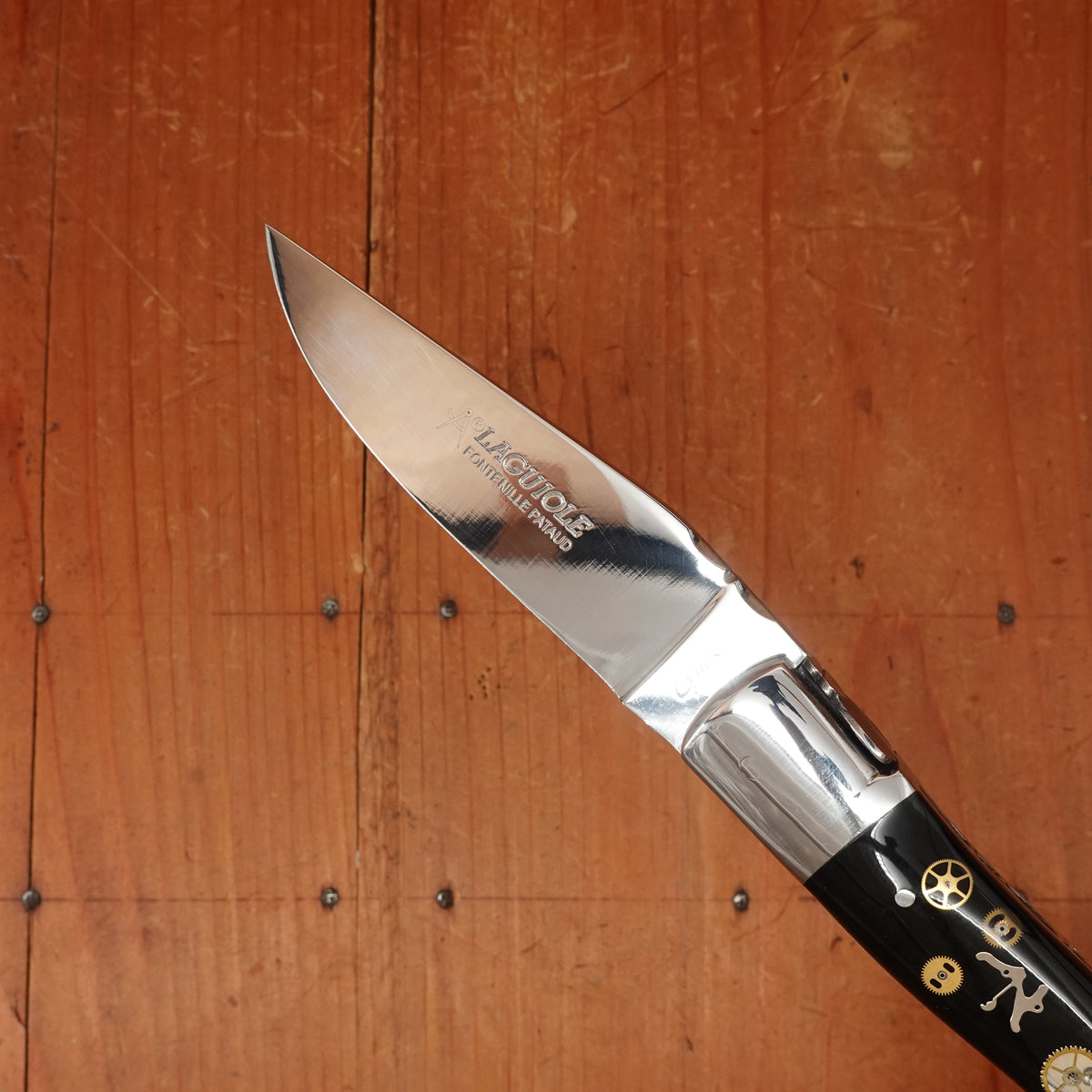 Fontenille Pataud Laguiole Sport 13cm Pocket Knife Stainless Lockback Watch Mechanism