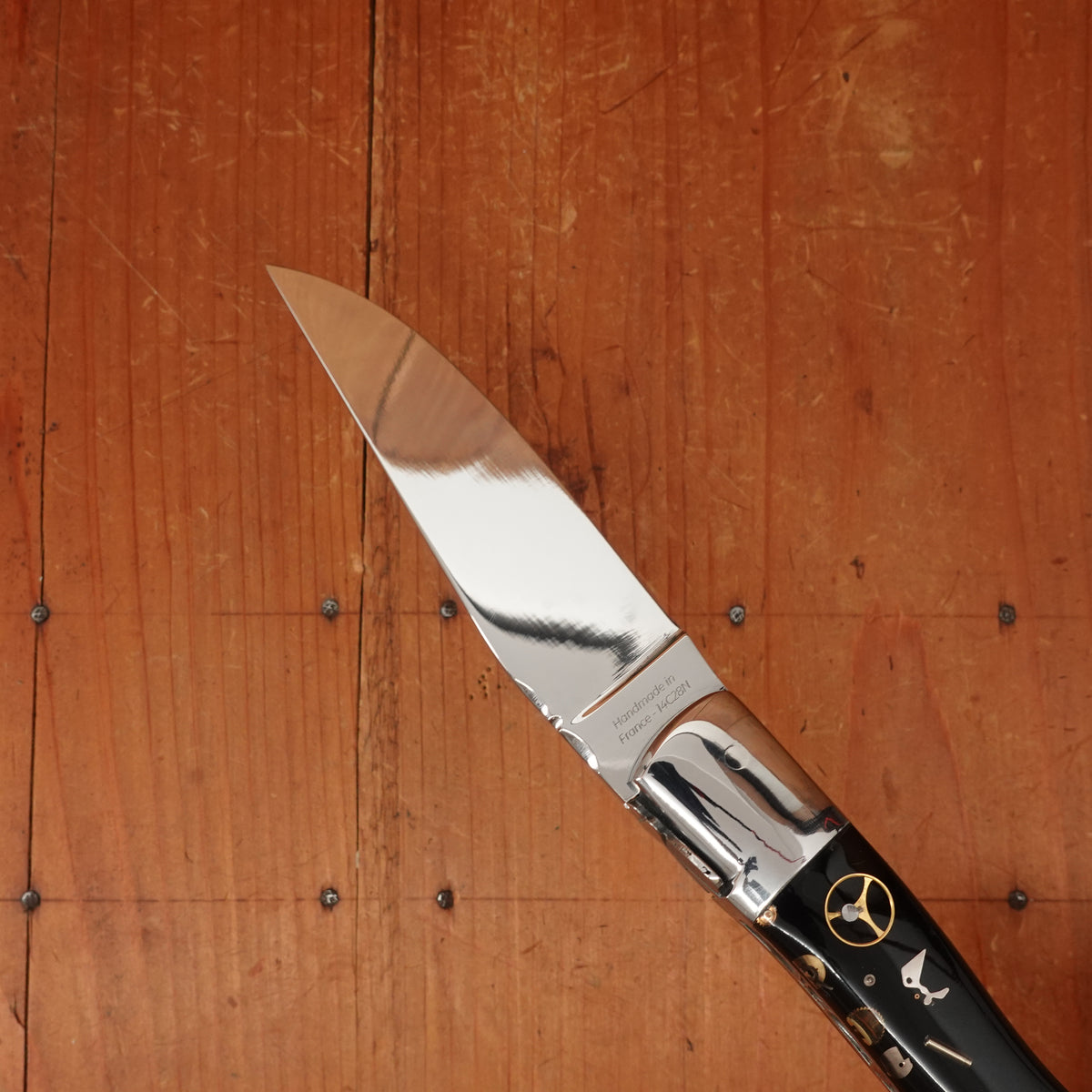 Fontenille Pataud Laguiole Sport 13cm Pocket Knife Stainless Lockback Watch Mechanism