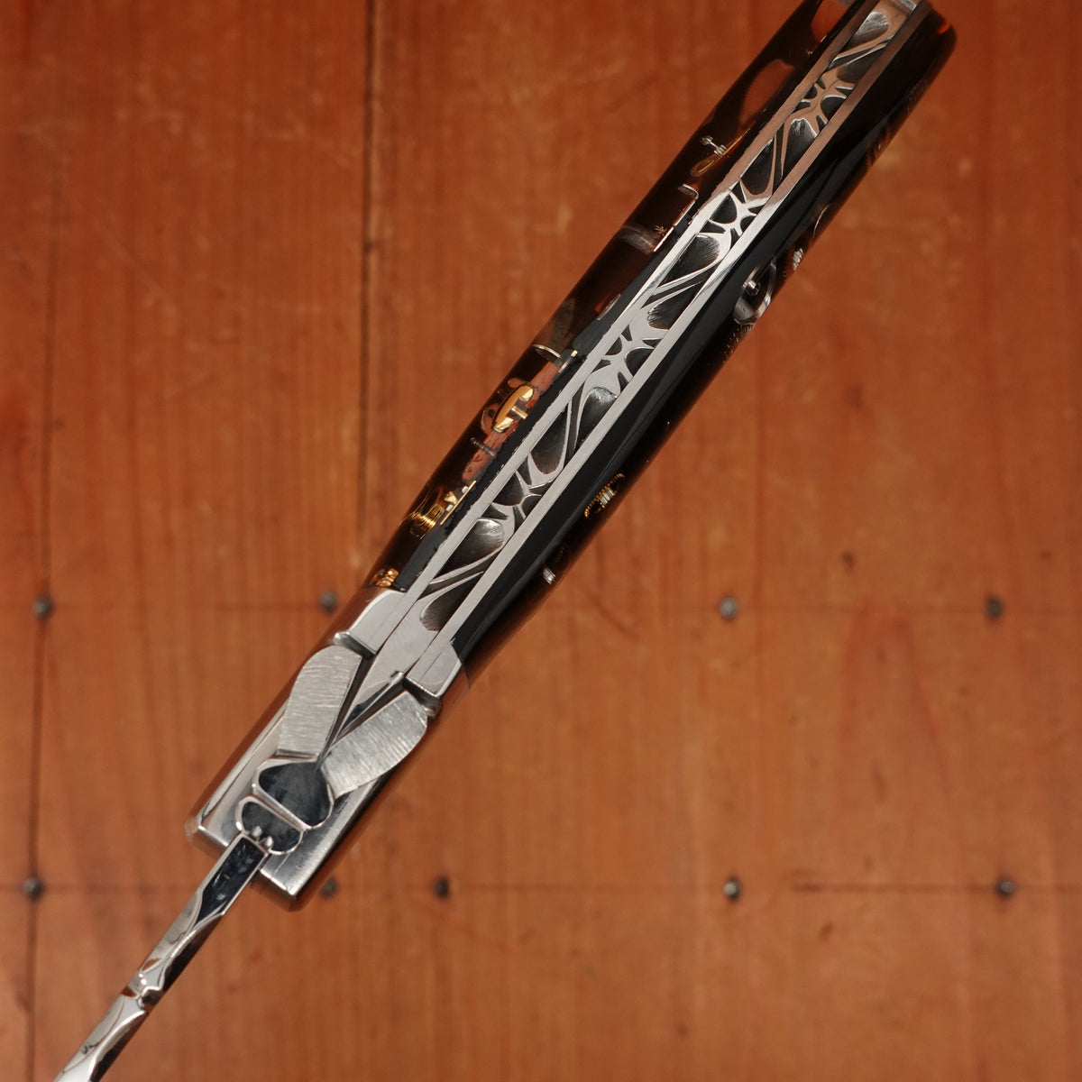 Fontenille Pataud Laguiole Sport 13cm Pocket Knife Stainless Lockback Watch Mechanism