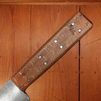 J Russell 12" Camp Knife Carbon Steel Beech Greenfield Mass USA 1840-1880s