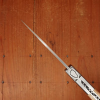 Fontenille Pataud Sperone 12cm Pocket Knife Curly Birch Lockback