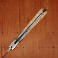 Fontenille Pataud Sperone 12cm Pocket Knife Curly Birch Lockback