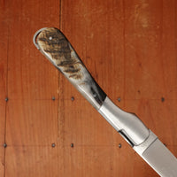 Fontenille Pataud Sperone 12cm Stainless Lockback Ram Horn Handle