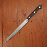Ed Wusthof 4518 Dreizackwerk 6" Narrow Stiff Slicer Stainless Steel Pakka Handle 1970-80