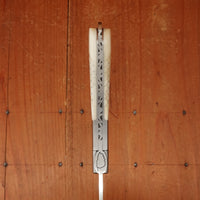 Fontenille Pataud Sperone 12cm Pocket Knife Stainless Lockback Carved Pinned Cow Bone