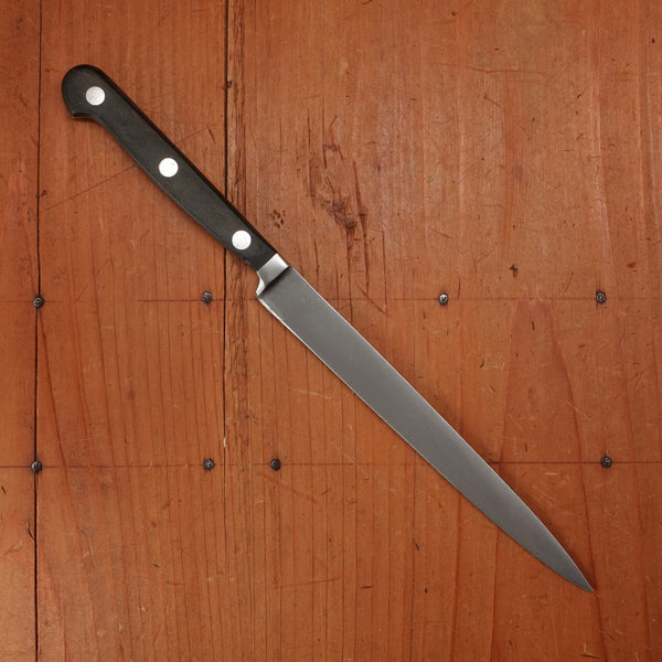 Ed Wusthof 4518 Dreizackwerk 6" Narrow Stiff Slicer Stainless Steel Pakka Handle 1970-80