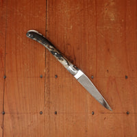 Fontenille Pataud Laguiole Le Pocket 10cm Pocket Knife Dark Ram Horn Lockback
