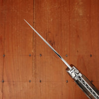 Fontenille Pataud Laguiole Le Pocket 10cm Pocket Knife Dark Ram Horn Lockback